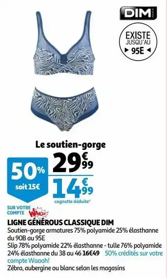 Auchan Ligne tendre passion brigitte bardot offre