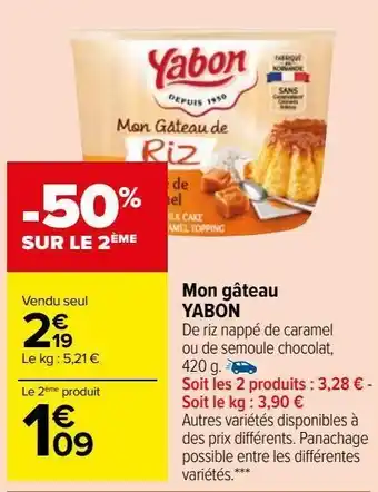 Mon gâteau yabon