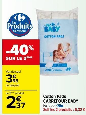 Carrefour Market Cotton pads carrefour baby offre