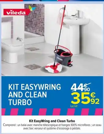 Carrefour Market Kit easywring and clean turbo offre