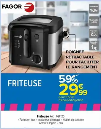 Carrefour Market Friteuse offre