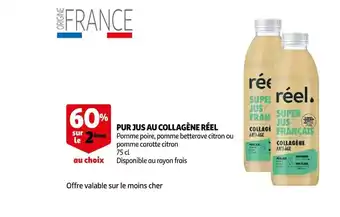 Auchan Pur Jus Au Collagène Réel offre