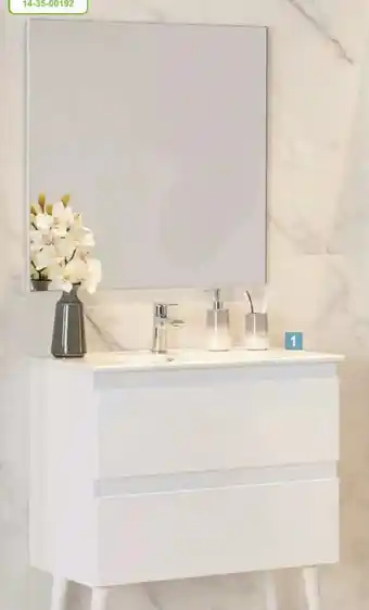 E.Leclerc Brico Ensemble Meuble Vasque + Miroir Metropolis offre