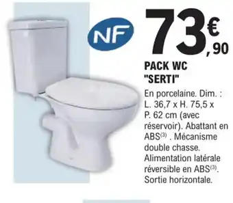 E.Leclerc Brico Pack WC Serti offre