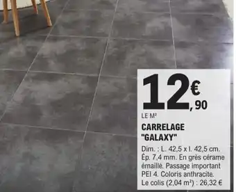 E.Leclerc Brico Carrelage Galaxy offre