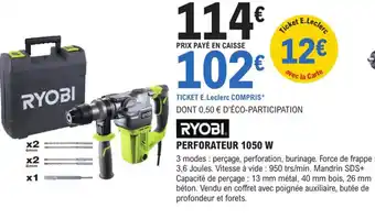 E.Leclerc Brico Perforateur 1050W offre