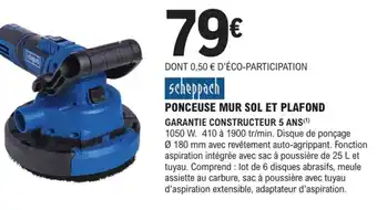 E.Leclerc Brico Ponceuse Mur Sol et Plafond offre