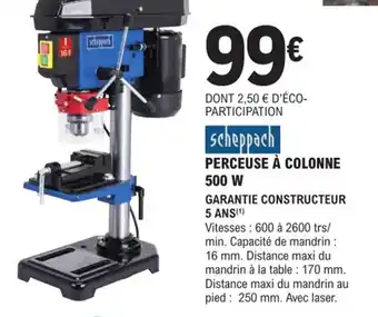 E.Leclerc Brico Perceuse à Colonne 500W offre