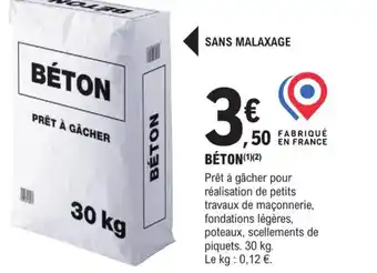 E.Leclerc Brico Béton offre