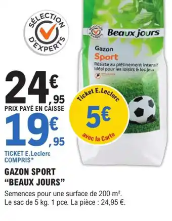 Gazon Sport Beaux Jours