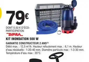 E.Leclerc Brico Kit Inondation 500W offre