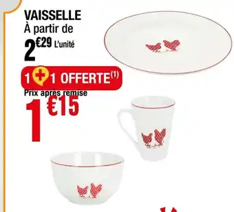 La Foir'Fouille Vaisselle offre