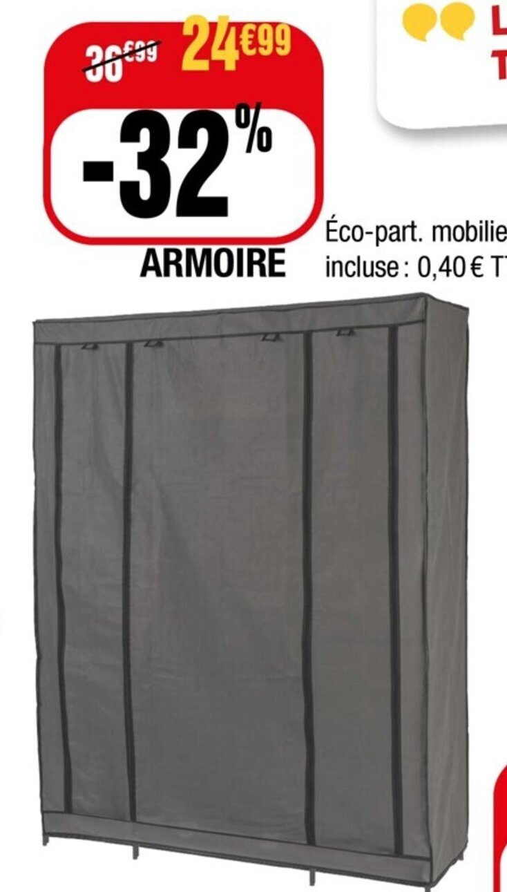 Promo Armoire chez La Foir'Fouille