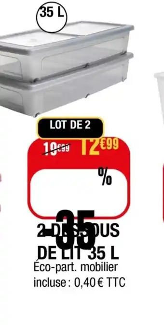 La Foir'Fouille 2 Dessous de Lit 35 L offre