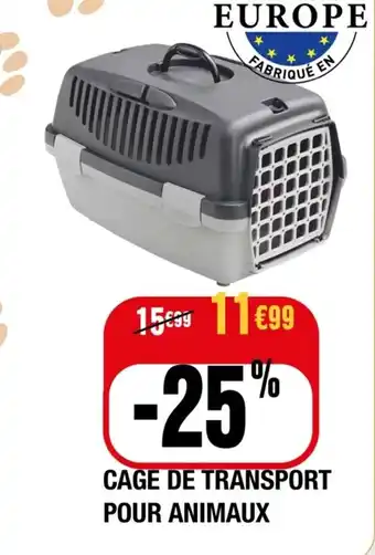 La Foir'Fouille Cage de Transport Pour Animaux offre