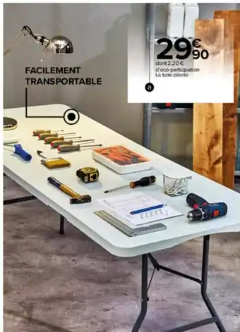 Carrefour Market Table Pliante Multi-Usages offre