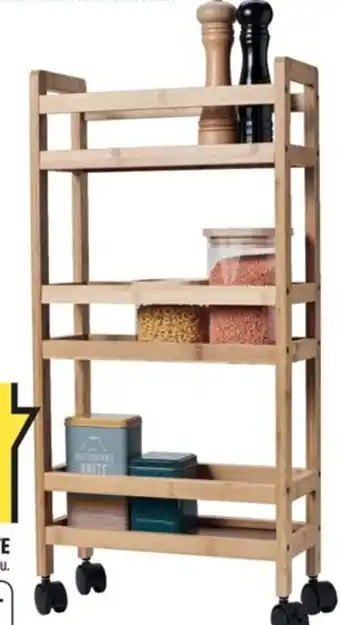 Centrakor La Desserte 36x15x74,5 cm. Bambou offre