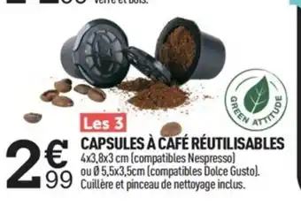 Centrakor Capsules a Café Réutilisables offre