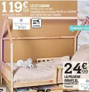 Centrakor Le Lit Cabane offre