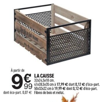 Centrakor La Caisse offre