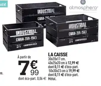 Centrakor La Caisse offre