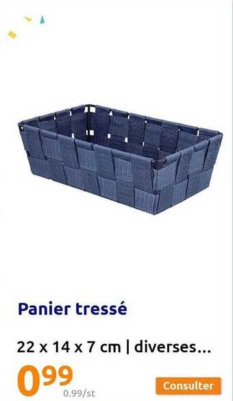 Action Panier tressé offre