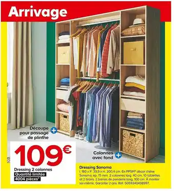 Castorama Dressing sonoma offre