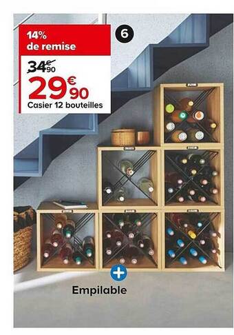 Casier 12 bouteilles