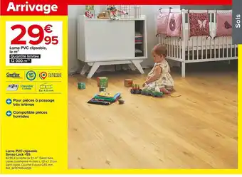 Castorama Lame pvc clipsable senso lock +55 offre