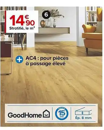 Castorama Stratifié goodhome, le m² offre