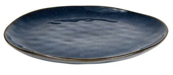 Earth ocean assiette plate bleu