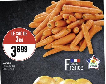 Géant Casino Carotte offre