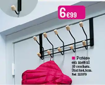 Kandy Patère En Metal offre