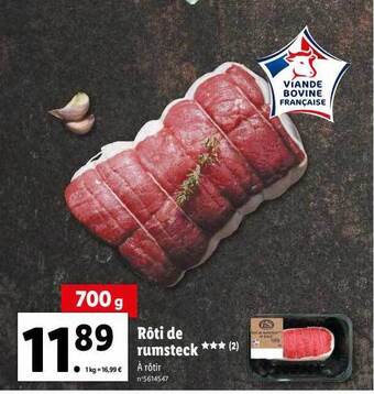 Lidl Rôti de rumsteck offre