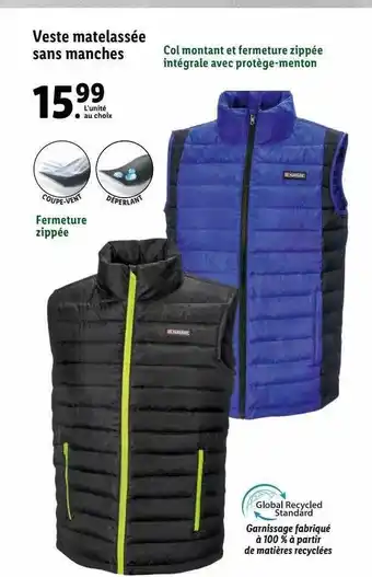 Lidl Veste matelassée sans manches parkside offre