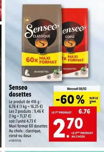 Senseo dosettes