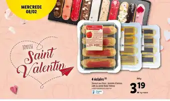 Lidl 4 éclairs offre
