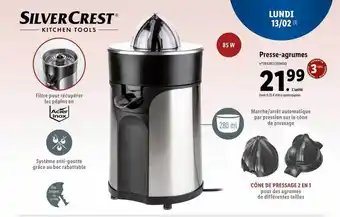 Lidl Presse-agrumes silver crest offre