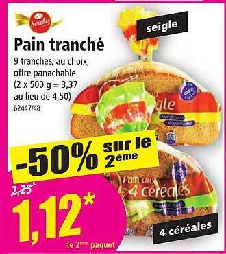 Norma Pain tranché offre