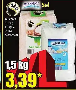 Norma Sel tro, meandros offre