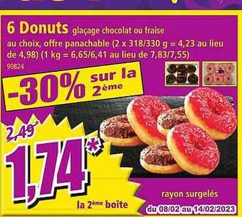 Norma 6 donuts offre