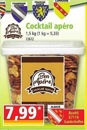 Norma Cocktail apéro offre