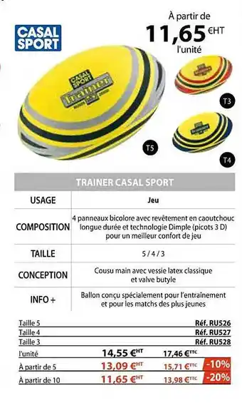 Casal Sport Trainer casal sport offre