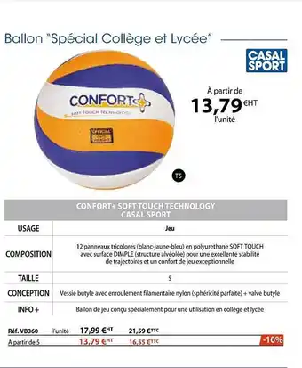 Casal Sport Ballon offre