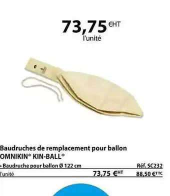 Casal Sport Baudruches de remplacement pour ballon omnikin kin-ball offre