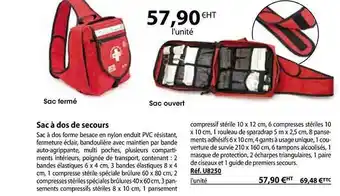 Casal Sport Sac à dos de secours offre