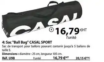 Casal Sport Sac offre