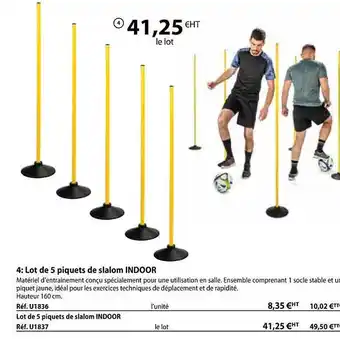 Casal Sport Lot de 5 piquets de slalom indoor offre