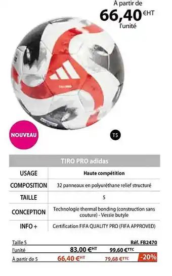 Casal Sport Tiro pro adidas offre