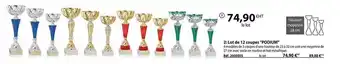 Casal Sport Lot de 12 coupes offre